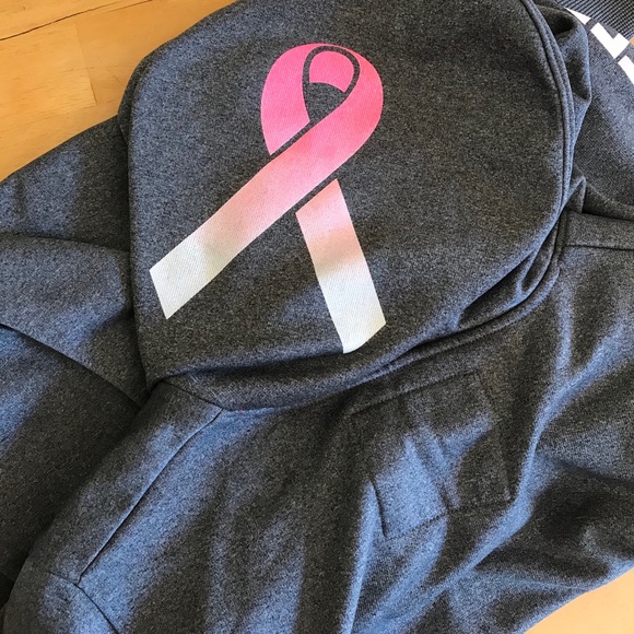 Under Armour Grey (power in pink) Hoody Size Small - Picture 5 of 12